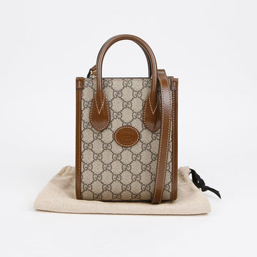 GUCCI Interlocking G Mini Tote Schultertasche 671623 155737116