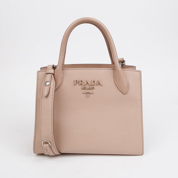 Prada Monochrome Small Tote Shoulder Bag 155790550