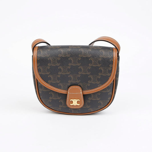 CELINE Mini Triope Canvas Schultertasche 155791012 [P]