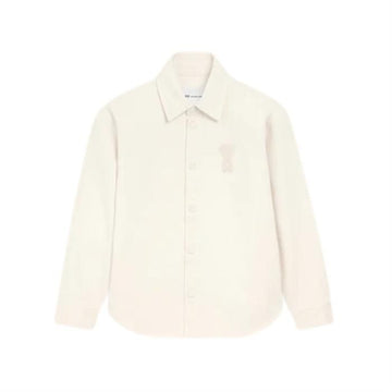 AMI Cotton Knit Overshirt UJK897 DE0126 136 156210083