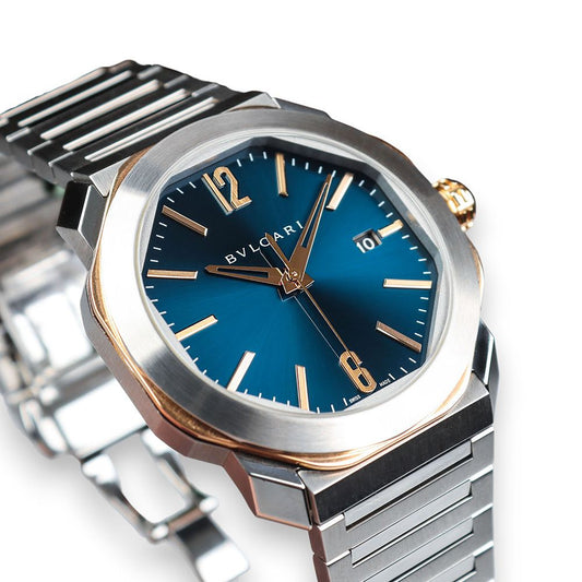 Bulgari Octo Roma Blue Dial Combination 41MM 103205 OCP41SG 66503156