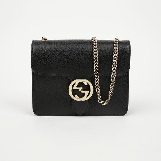 GUCCI インターロッキングチェーンショルダークロスバッグ 155912112 [P]