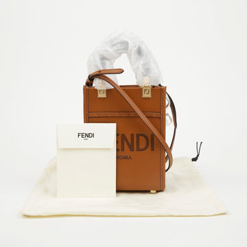 FENDI 8BS051 サンシャイン ミニ トート ショルダーバッグ 155912679