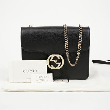 Gucci Interlocking Chain Shoulder Crossbody Bag 155996833