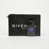 Givenchy Logo Leather Zip Clutch Black 155997029 [P]