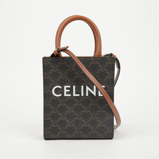 CELINE Vertikale Mini Tote Schultertasche 194372BZK 155997881 [P]