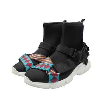 Prada Color Strap High-Top Sneakers 235 156215849