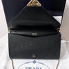 PRADA Saffiano Mini Schultertasche Schwarz 1BP051 156226059 [P]
