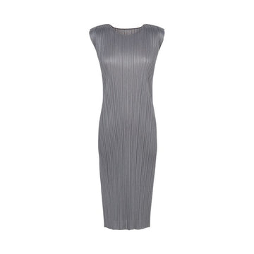 ISSEY MIYAKE Pleats Please Women Sleeveless Long Dress PP66 JH113 12 156234847