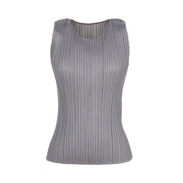 ISSEY MIYAKE フリーツプリーツ レディース ノースリーブ Tシャツ 12 156234865