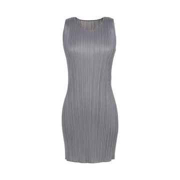 ISSEY MIYAKE Ärmelloses Plissee-Kleid PP66 JT107 12 156235047