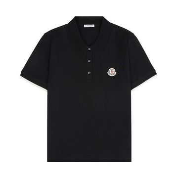 MONCLER ロゴパッチコットンピケポロシャツ 156235168