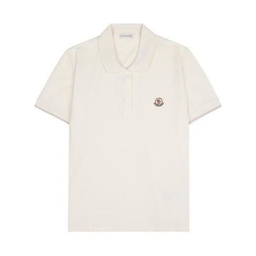 Moncler Logo Patch Cotton Pique Polo T-shirt 156235173