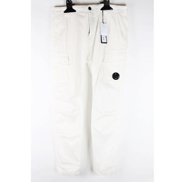 CP Company Lens Cargo Jogger Pants White 50 156235291