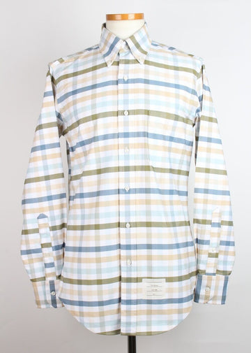 THOM BROWNE Oxford Gingham Hemd 2(100) 156236122
