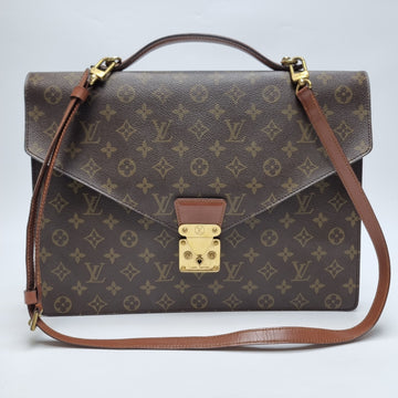 LOUIS VUITTON Monogram Serviette 2WAY Aktentasche (Premium, Unisex Briefcase) 156236341