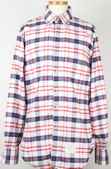 THOM BROWNE チェックヒドンシャツ 2サイズ 156240641