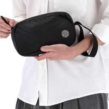 Stone Island Logo Patch Strap Pouch Bag 151478259