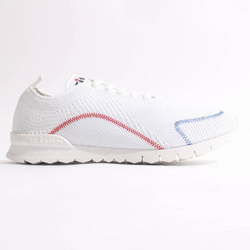 Kiton Mesh Running Sneakers White Red USSFITSN0136 104 156241593