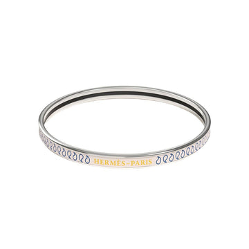 Hermes Printed Enamel Extra Narrow Bangle 156241643