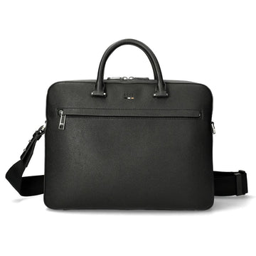 HUGO BOSS [リファービッシュ商品] ロゴブリーフケース 50536498 001 156242088