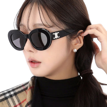 Celine Triomphe Oval Sunglasses CL40312U 01A 156242199