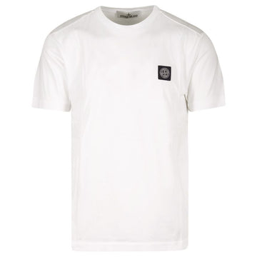 Stone Island Stone 25SS Logo Patch T-Shirt White K1S15 2100039 S0013 V0001 136436662