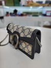 Gucci Dionysus GG Super Mini Shoulder Bag Beige Blue 476432 156242895 [P]