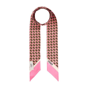 Fendi Women's Silk Scarf FXT011 AYLB F0B8Y 156243456