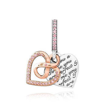 PANDORA インフィニティハートダブルペンダント兼ダングルトゥートン女性チャーム stamp: 782641C01 70723924