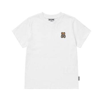 MOSCHINO Teddy Bear Logo Patch Kurzarm T-Shirt 101710390