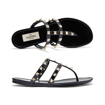 VALENTINO Flip-Flop mit Rockstud flach für Damen 6W2S0T84 PVS 0NO 143022672