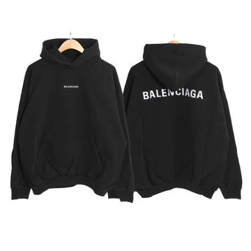 Balenciaga Hooded Sweatshirt Medium Fit Black 767877 TRVJ3 1569 156244661