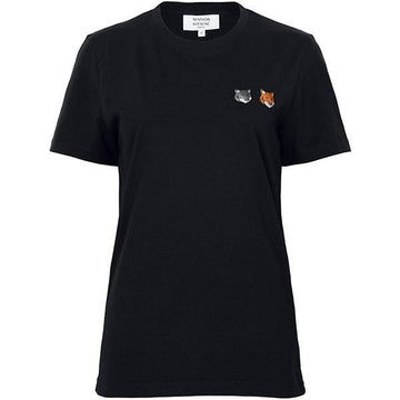 MAISON KITSUNE Doppelte Fuchs Kopf reguläres T-Shirt OW011CFKJ7026 P190 156158099