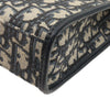 DIOR Blauer Oblique Jacquard 30 MONTAIGNE Clutch 156245101 [P]