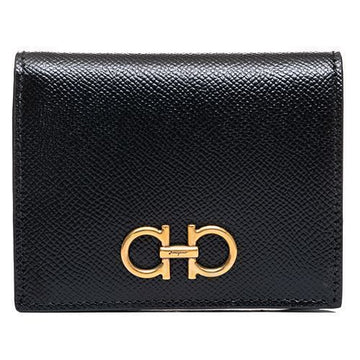 Salvatore Ferragamo Gancini Compact Women's Wallet 22-D780-BK NERO 726512 29171797