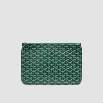 Goyard Sena Pouch Clutch MM Green 156245619