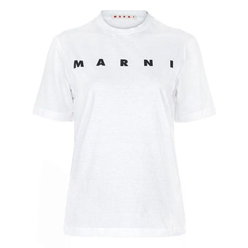 Marni [Adult Size] KIDS 26SS White Logo T-Shirt M01601 M00RF 0M100 156245708
