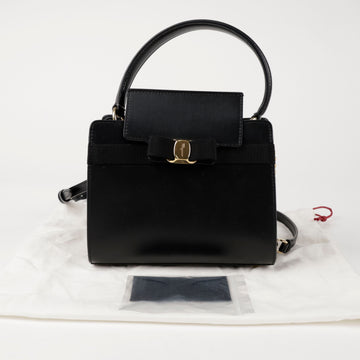 SALVATORE FERRAGAMO 21 I282 ニューバラ スモール トート ショルダーバッグ 155384629