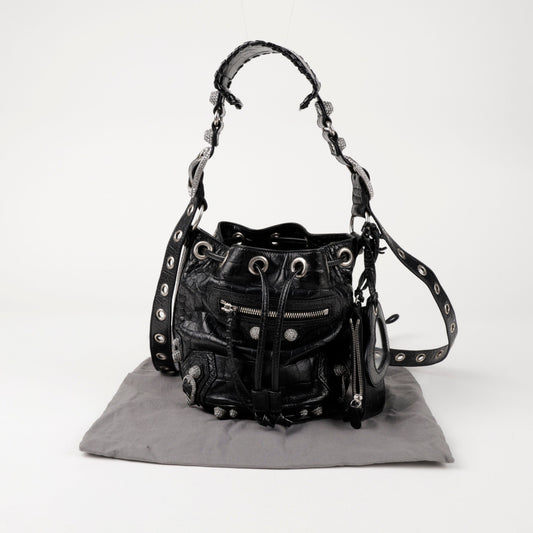 Balenciaga XS Bucket Shoulder Crossbody Bag 702431 155431937 [P]