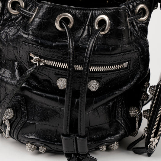 Balenciaga XS Bucket Shoulder Crossbody Bag 702431 155431937 [P]
