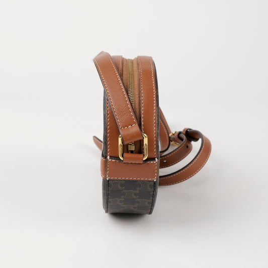 Celine Round Pulse On Strap Crossbody Bag 10G342CAM 155435261 [P]