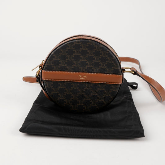 Celine Round Pulse On Strap Crossbody Bag 10G342CAM 155435261 [P]