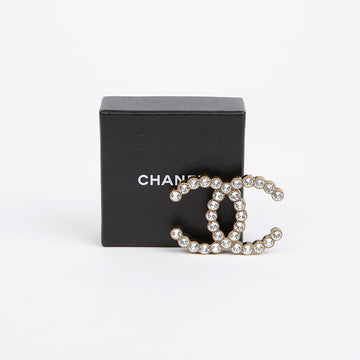 CHANEL AB3751 CC Strass Brooch 155912763