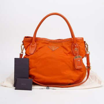 Prada Triangle Logo Tote Shoulder Bag 155922843