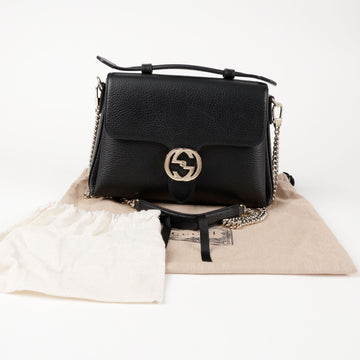 GUCCI インターロッキング トップ ハンドル トート ショルダーバッグ 155454342