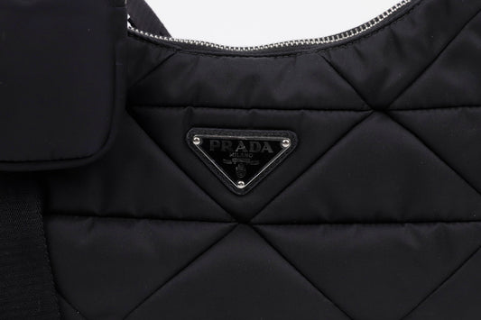 PRADA Padded Multi Hobo Shoulder Crossbody Bag 155455681