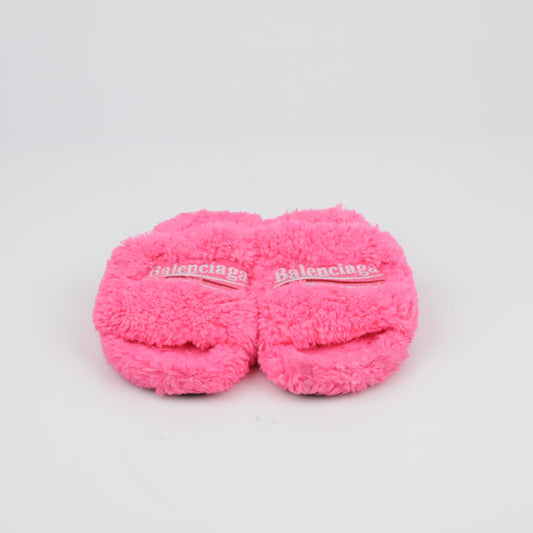 BALENCIAGA Flauschiger Hausschuh 37 155482750