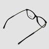 CHANEL Metallisches CC-Logo Brille CH3408Q A75226 C622 Quadrat Acetat 52mm 156246205 [P]