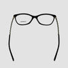 CHANEL Metallisches CC-Logo Brille CH3408Q A75226 C622 Quadrat Acetat 52mm 156246205 [P]